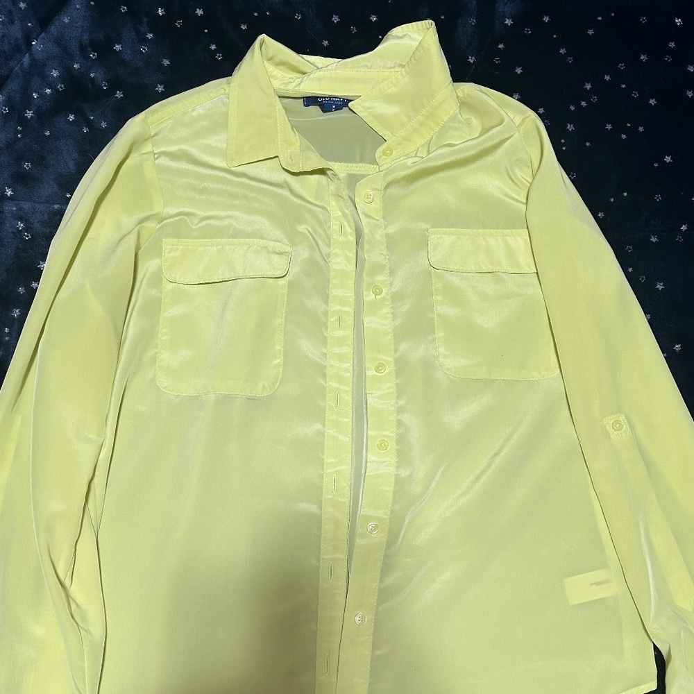 Long sleeve lime green shirt